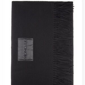 Moncler Elegant Black Unisex Scarf